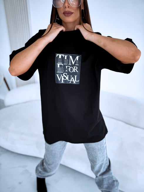 T-krekls "SET UP" - MELNS